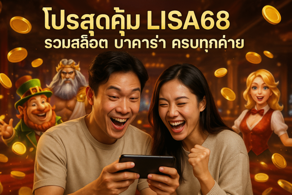 โปรสุดคุ้ม LISA68 รวมสล็อต บาคาร่า ครบทุกค่าย