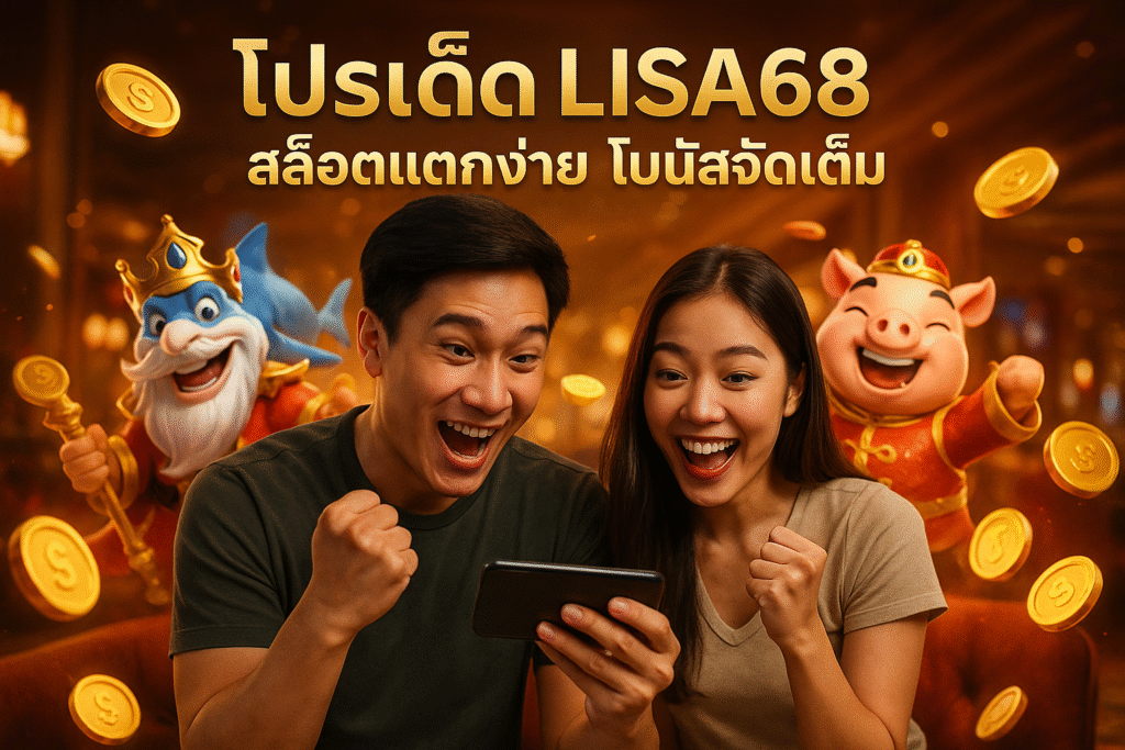 โปรเด็ด LISA68 สล็อตแตกง่าย โบนัสจัดเต็ม