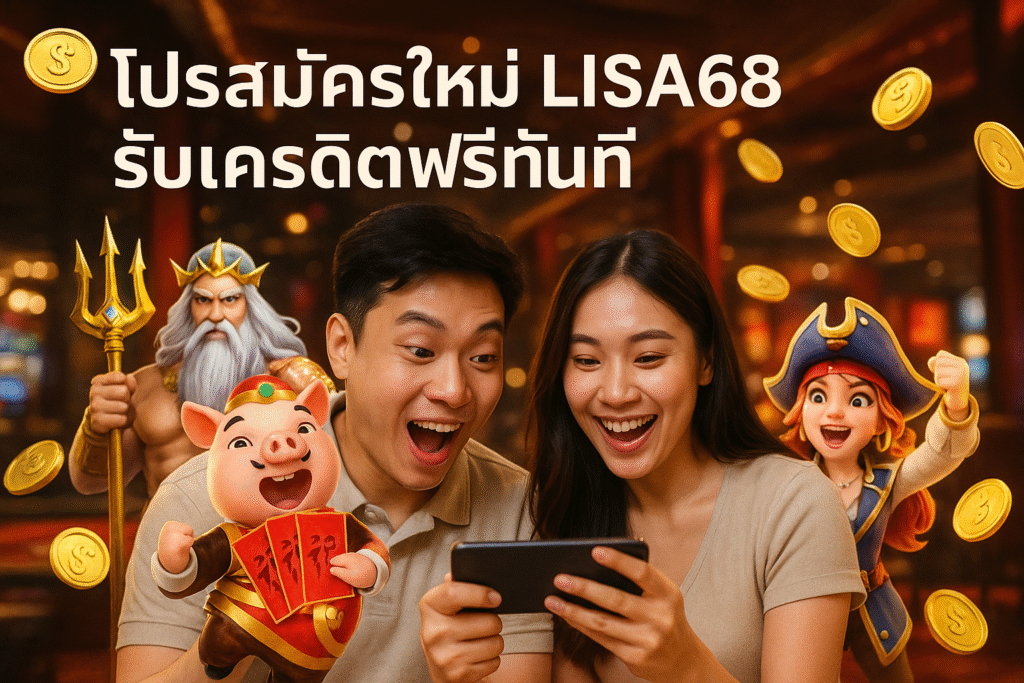โปรสมัครใหม่ LISA68 รับเครดิตฟรีทันที