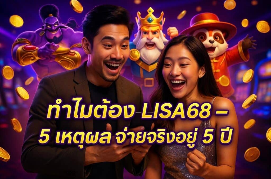 ทำไมต้อง LISA68 5 เหตุผลจ่ายจริงอยู่ 5 ปี