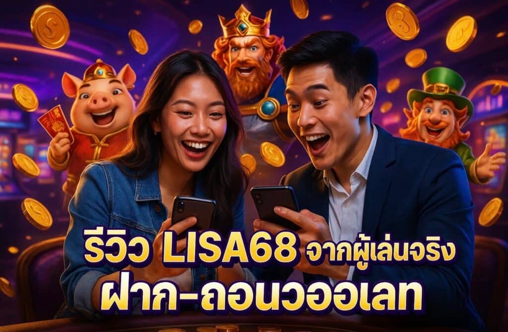 รีวิว LISA68 จากผู้เล่นจริง ฝาก-ถอนวอเลท