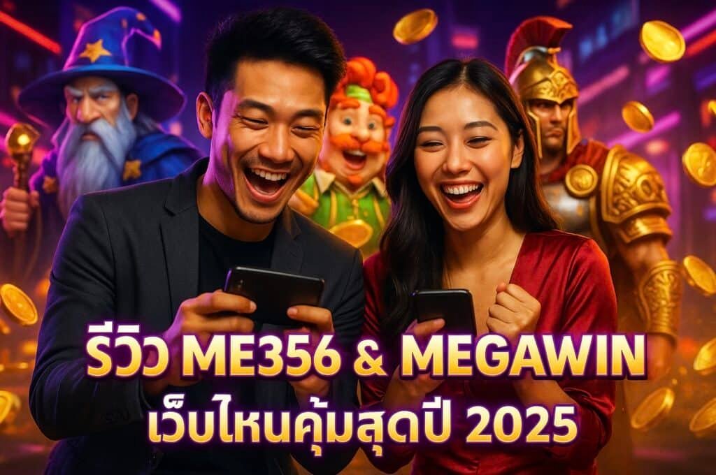 รีวิว ME356 & MEGAWIN เว็บไหนคุ้มสุดปี 2025